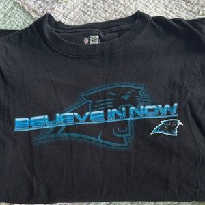 Vintage NFL Carolina Panthers “Believe In Now” black Tshirt